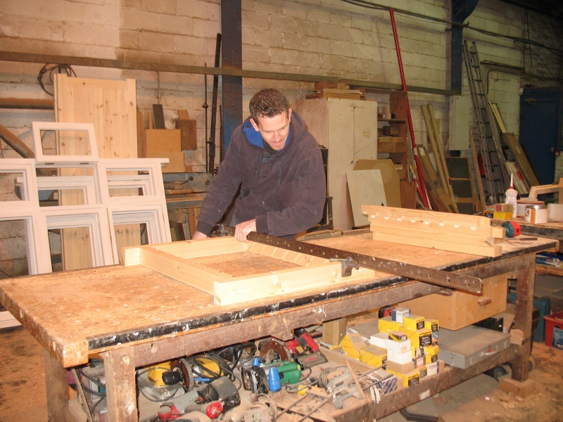 Bench joinery in action